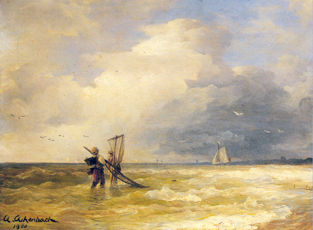 fishing along the shore